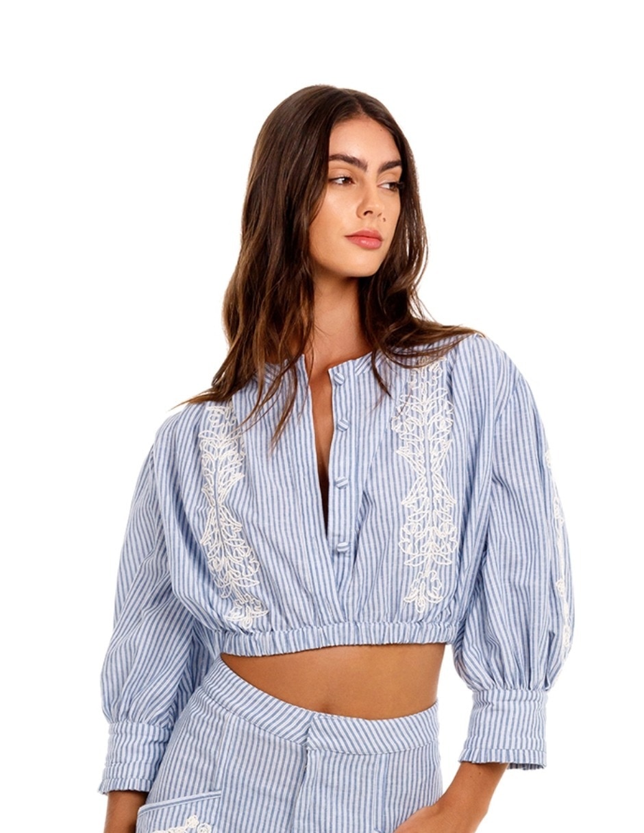 Blusa manga 3/4 para mujer