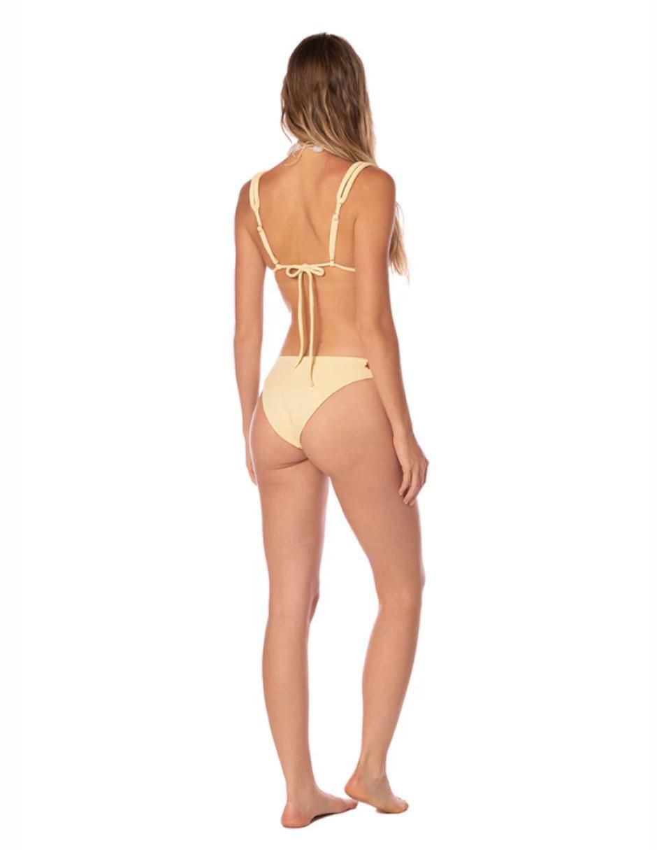 Conjunto bikini estampado liso para mujer 2