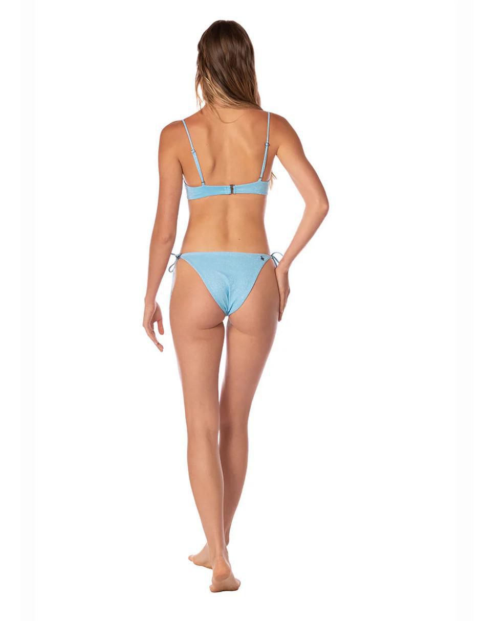 Conjunto bikini estampado liso para mujer 2