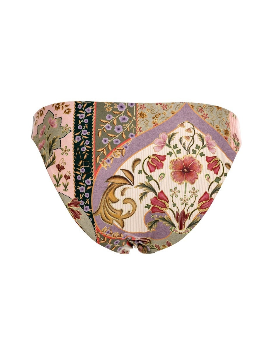 Bikini estampado floral a la cadera para mujer 4