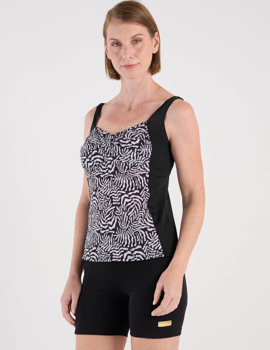 Tankini estampado animal print para con copas preformadas mujer Tankini estampado animal print para con copas preformadas mujer
