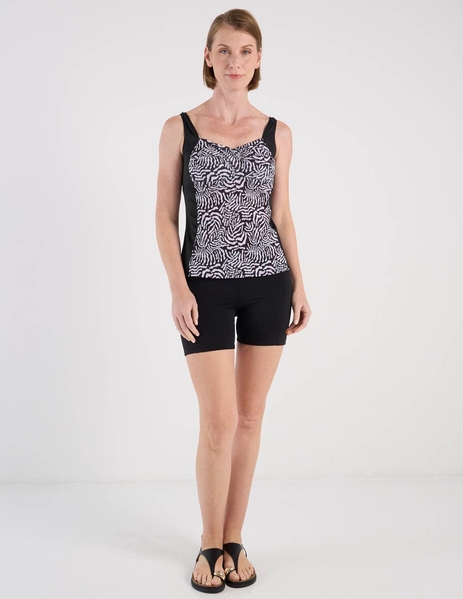 Tankini estampado animal print para con copas preformadas mujer 2