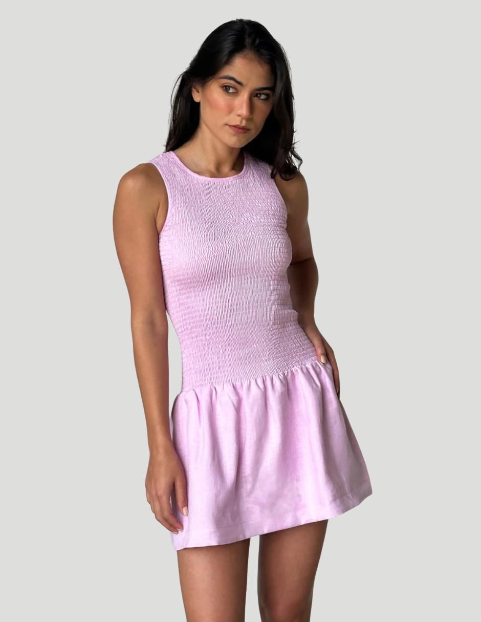 Vestido corto casual aos vestido pia "para mujer"