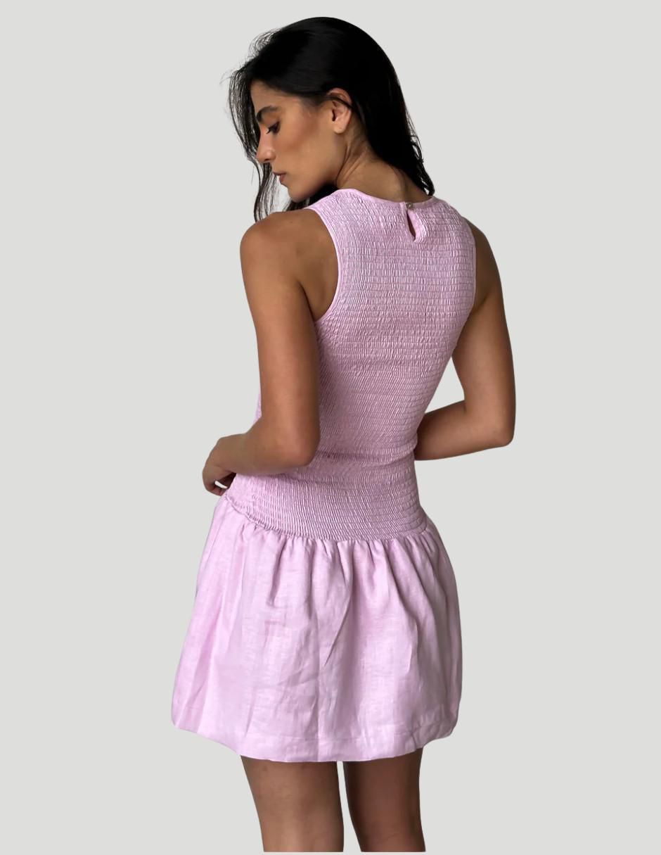 Vestido corto casual aos vestido pia "para mujer"