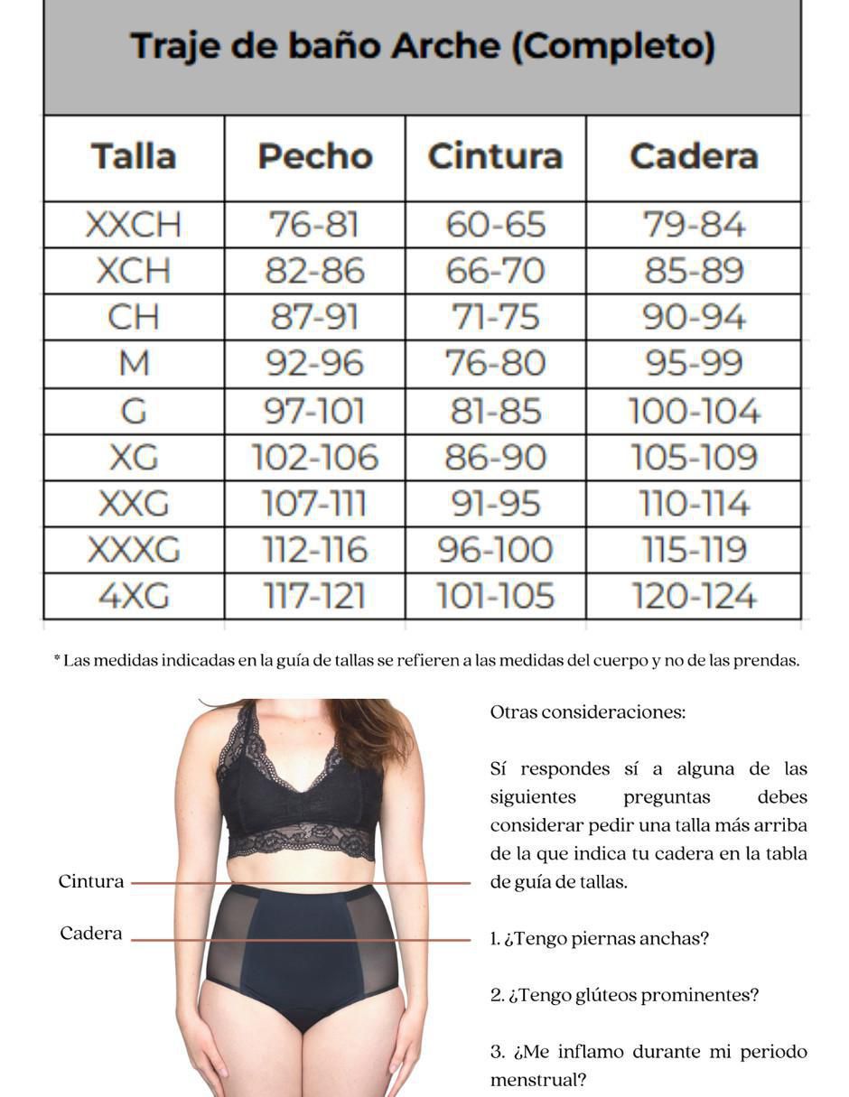Traje de baño menstrual flujo moderado 6