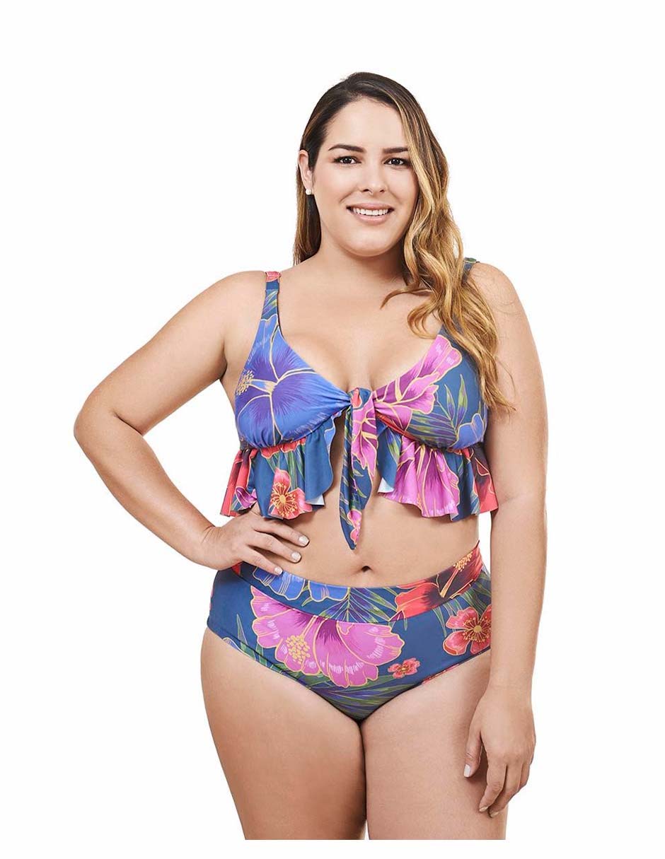 Conjunto bikini estampado floral para mujer Conjunto bikini estampado floral para mujer