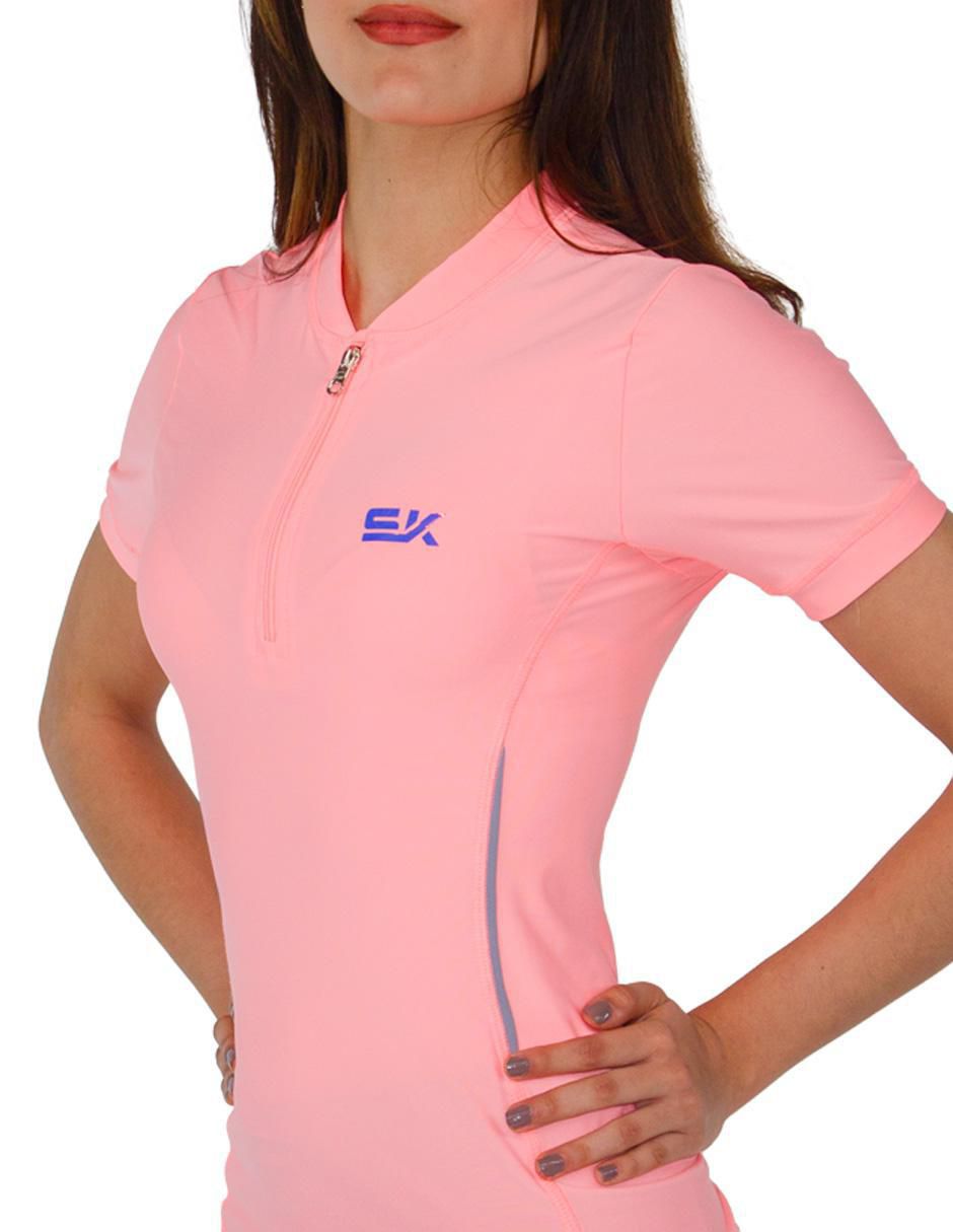 Wetshirt estampado logo para mujer 3