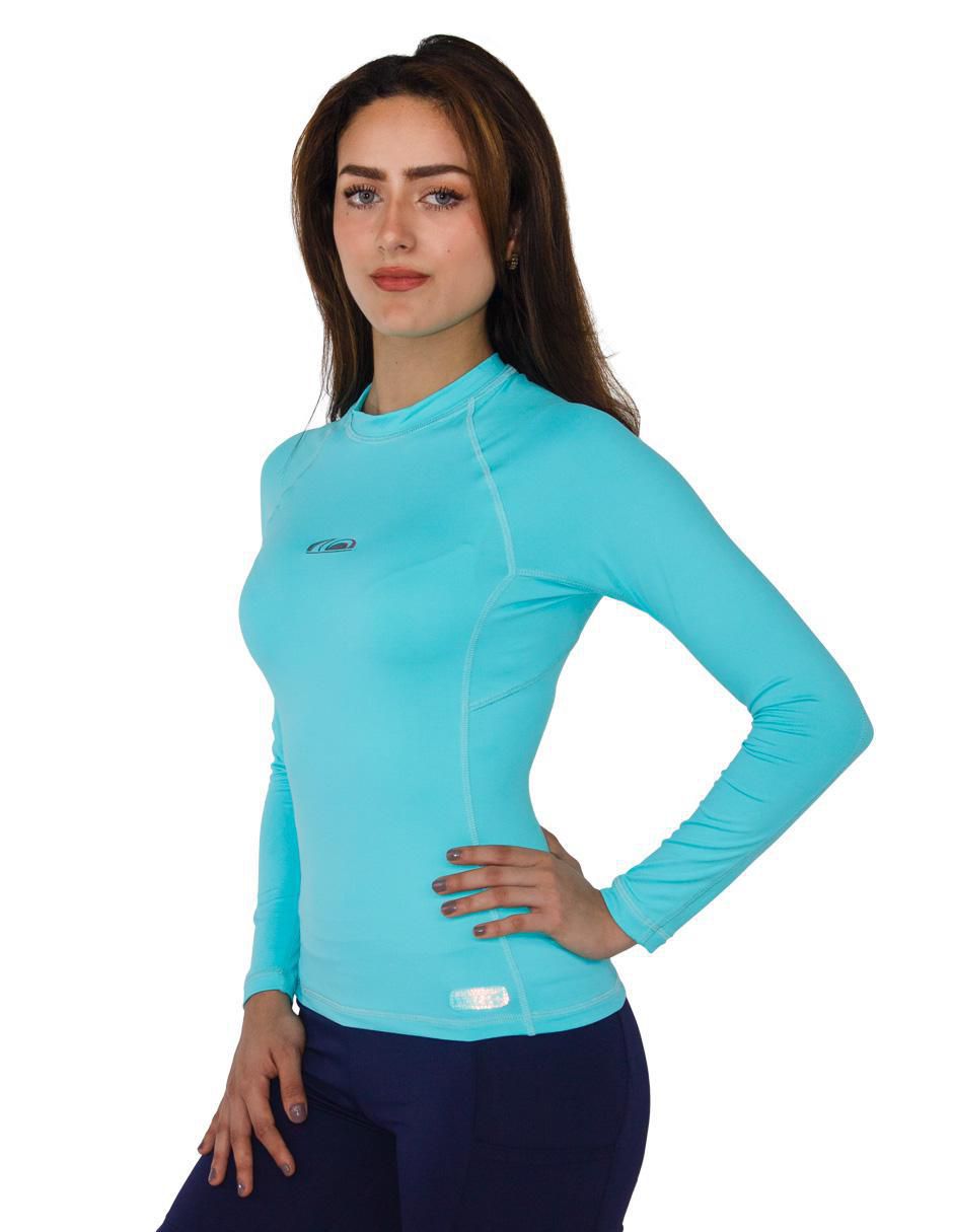 Wetshirt estampado logo para mujer 2