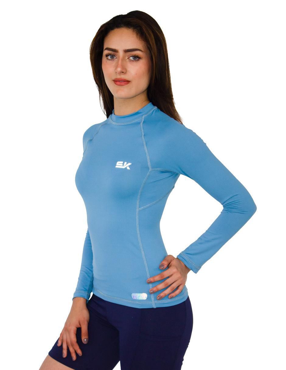 Wetshirt estampado logo para mujer 2