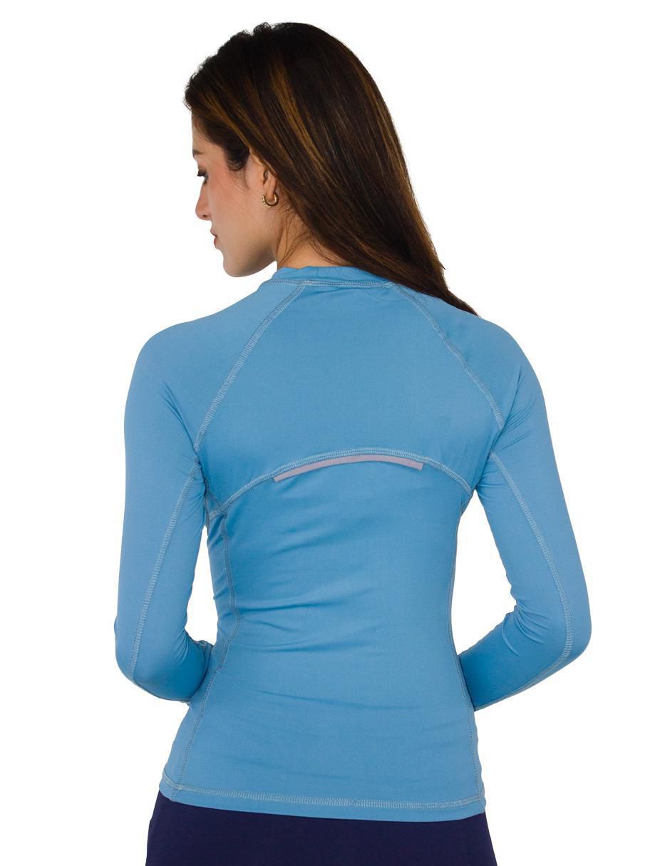 Wetshirt estampado logo para mujer 4