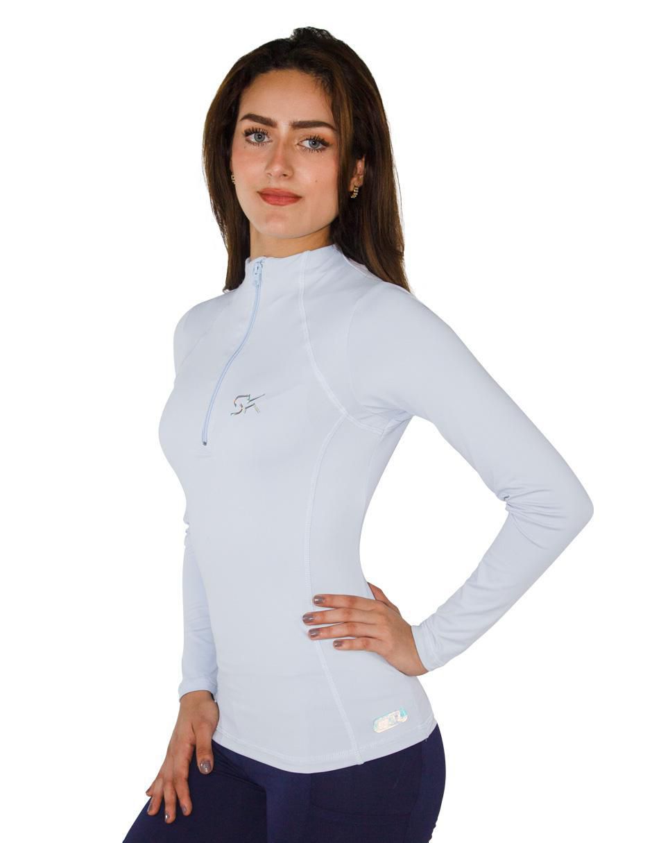 Wetshirt estampado logo para mujer 2