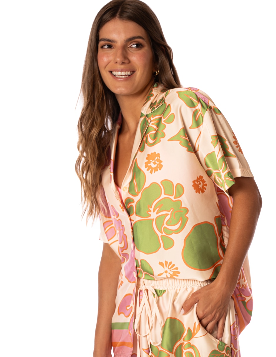 Salida de playa blusa para mujer 2