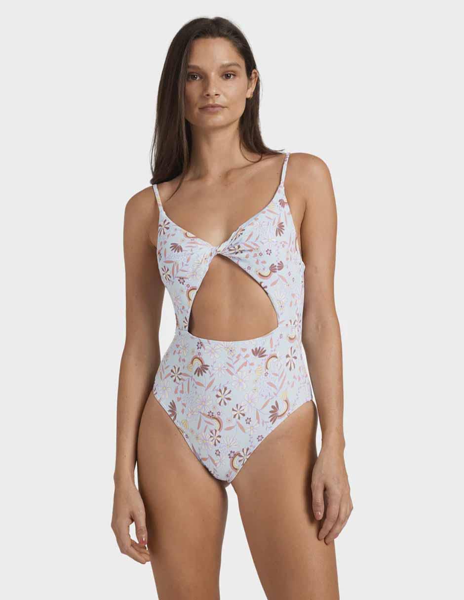 Traje de baño completo estampado floral para mujer Traje de baño completo estampado floral para mujer