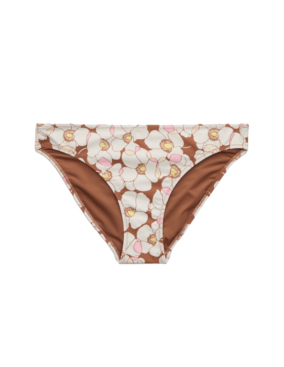 Bikini estampado floral a la cintura para mujer 3