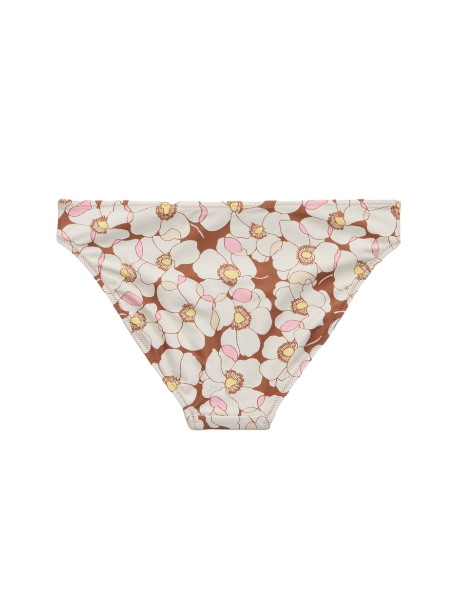 Bikini estampado floral a la cintura para mujer 4