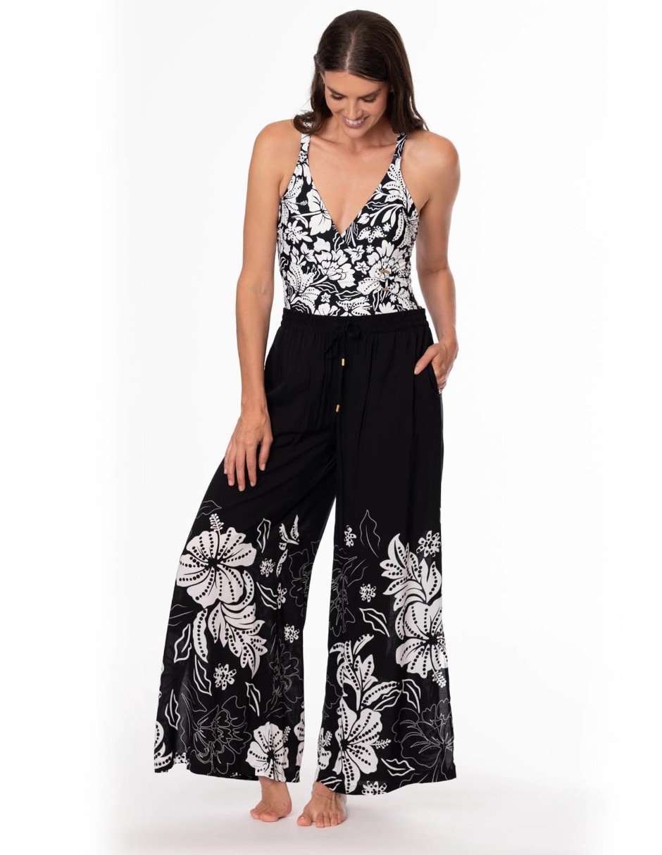 Salida de playa pantalón para mujer 2