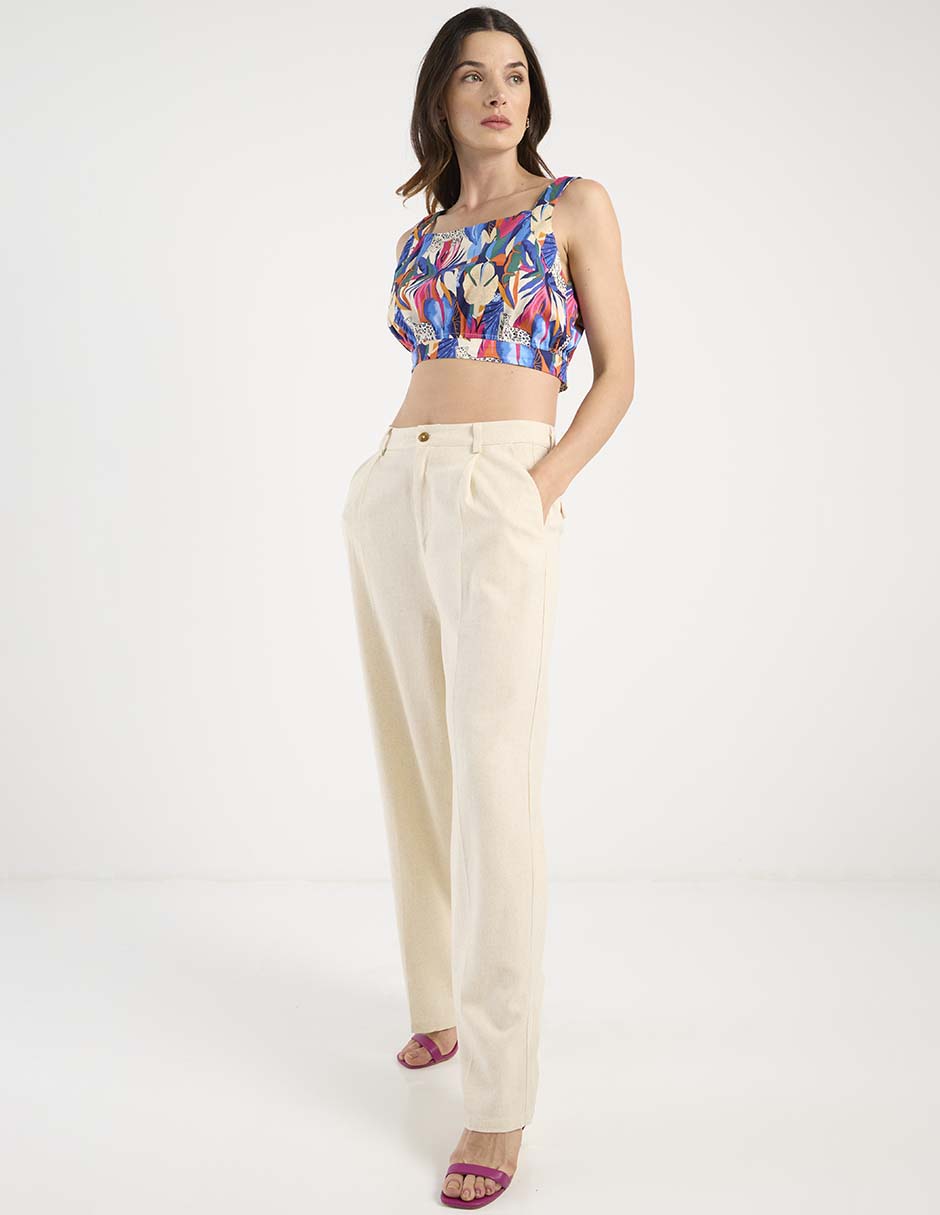 Pantalón straight para mujer 3