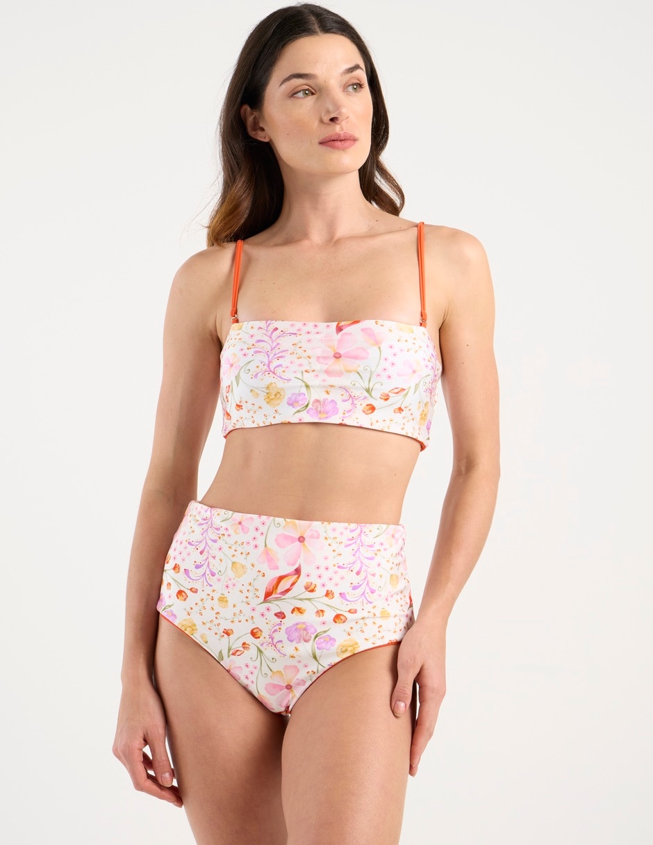 Bikini estampado floral a la cintura para mujer Bikini estampado floral a la cintura para mujer
