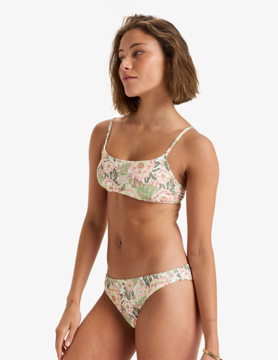 Top estampado floral con copa preformadas para mujer 2