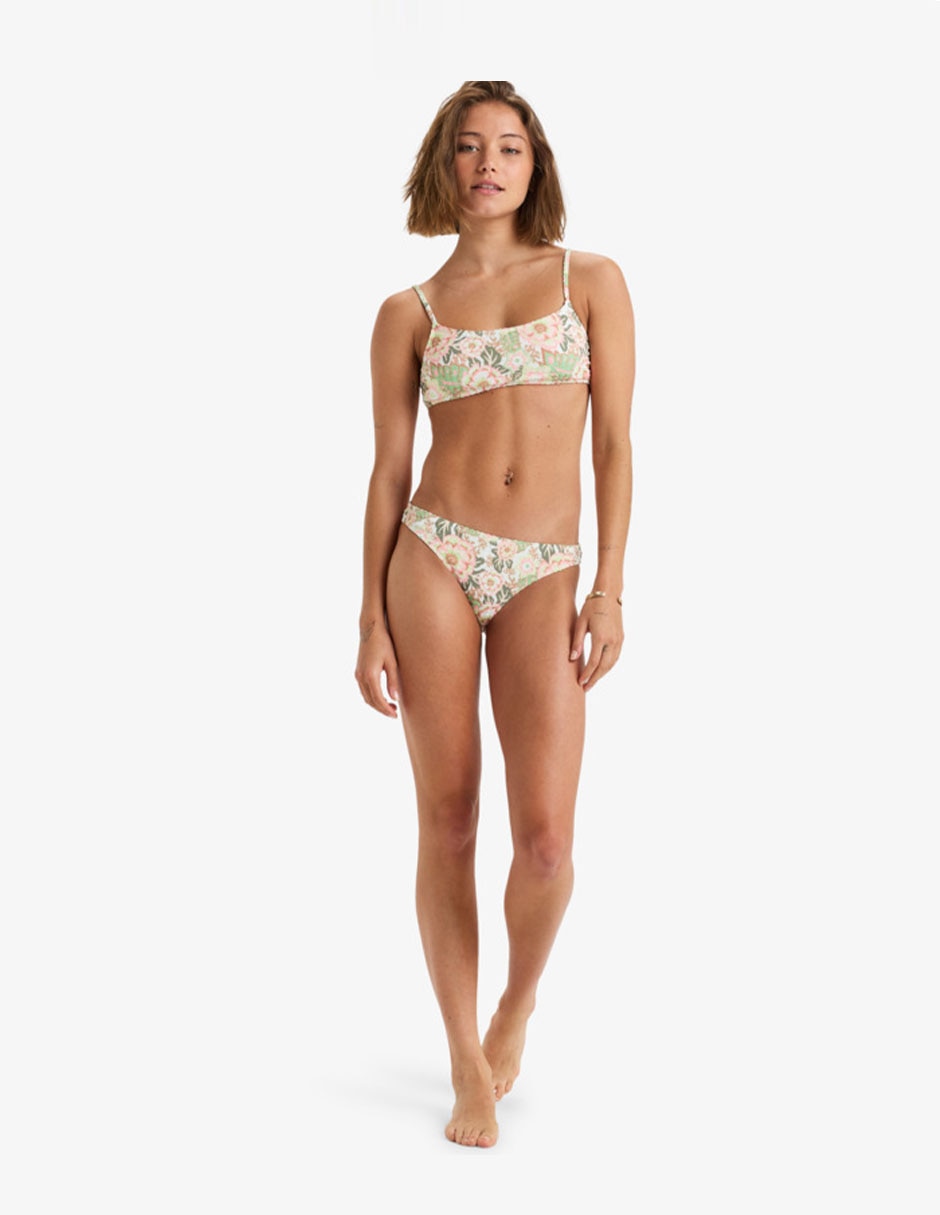 Top estampado floral con copa preformadas para mujer 4