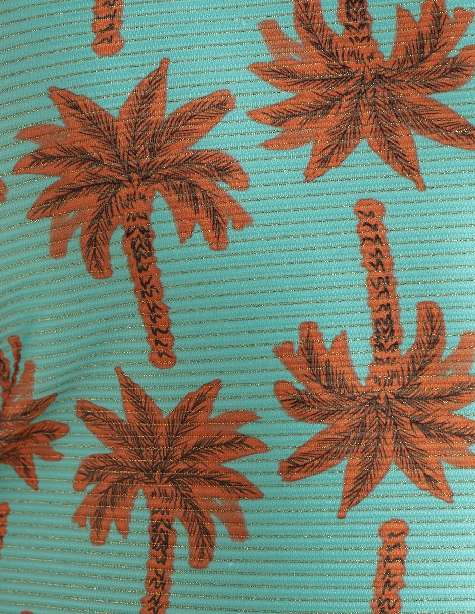 Panty bikini estampado floral a la cadera para mujer 3