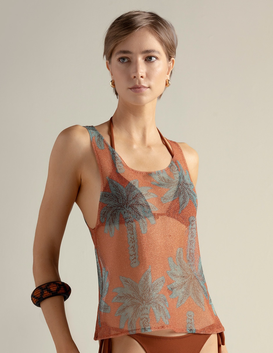 Salida de playa blusa para mujer