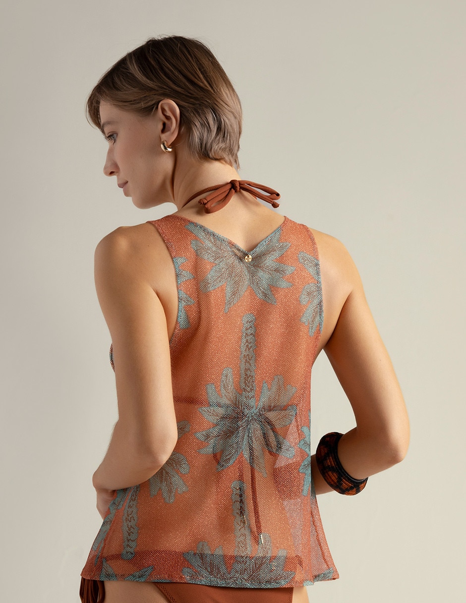 Salida de playa blusa para mujer 2