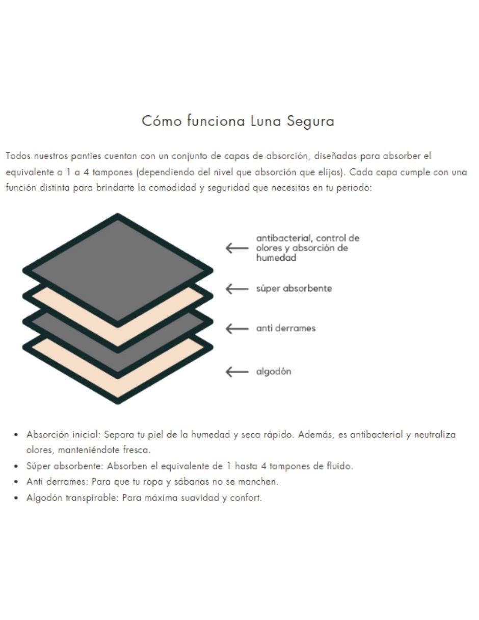 Traje de baño menstrual flujo moderado - regular 3