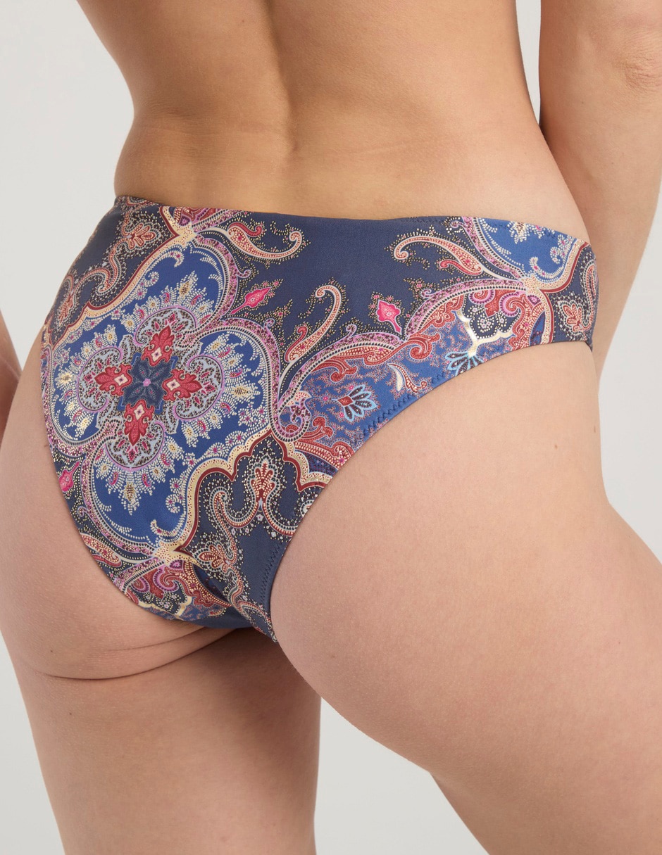 Bikini estampado a la cadera para mujer 3