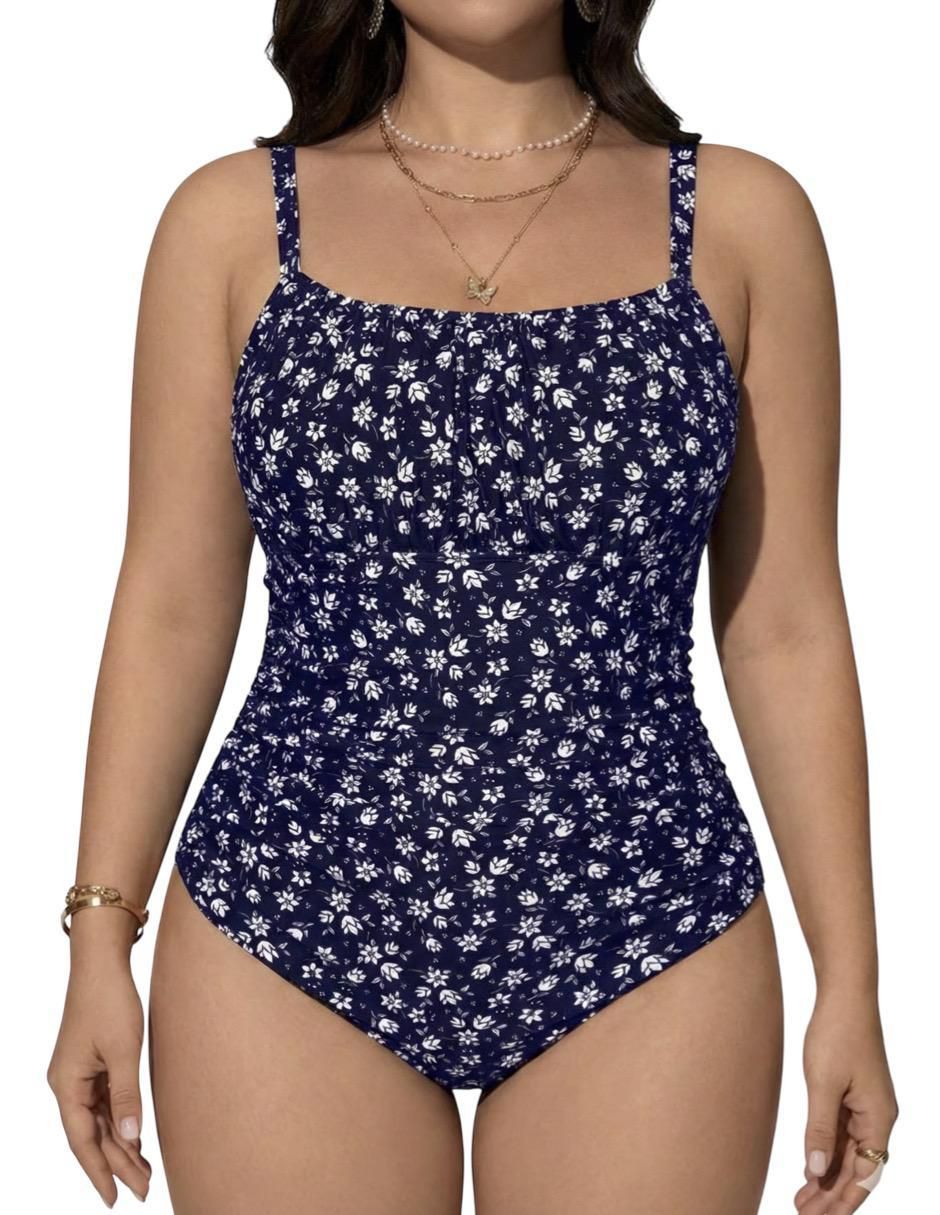 Traje de baño completo estampado floral para mujer Traje de baño completo estampado floral para mujer