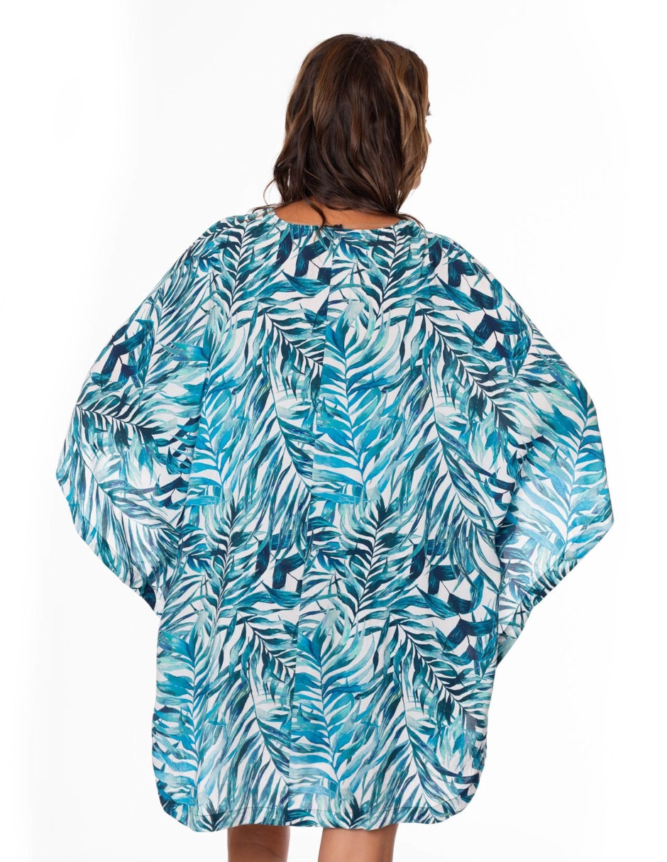 Salida de playa Kimono con listón para mujer 2