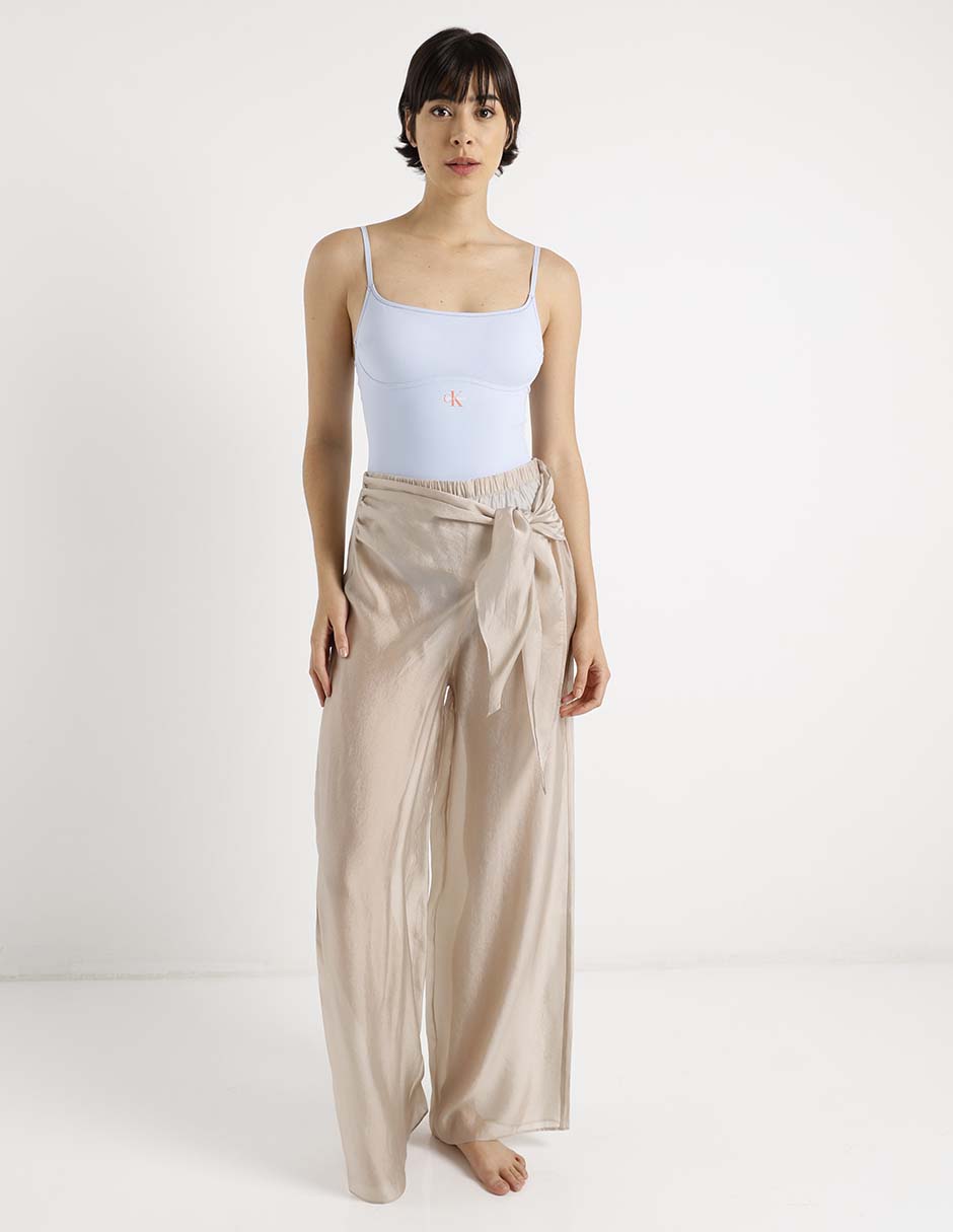 Pantalón acampanado amplio para mujer 2