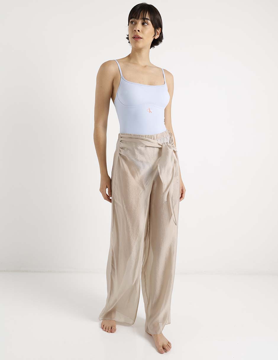 Pantalón acampanado amplio para mujer 3