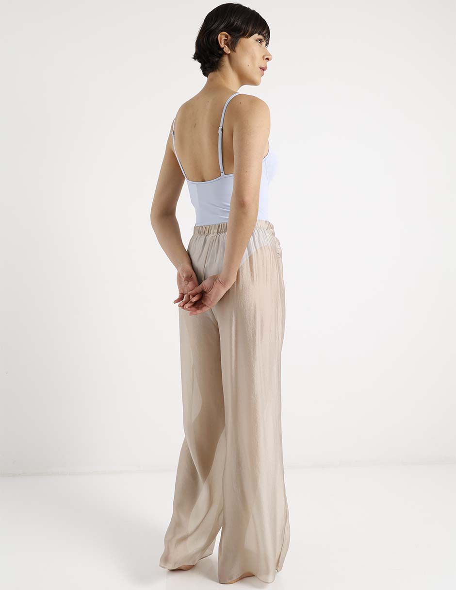 Pantalón acampanado amplio para mujer 6