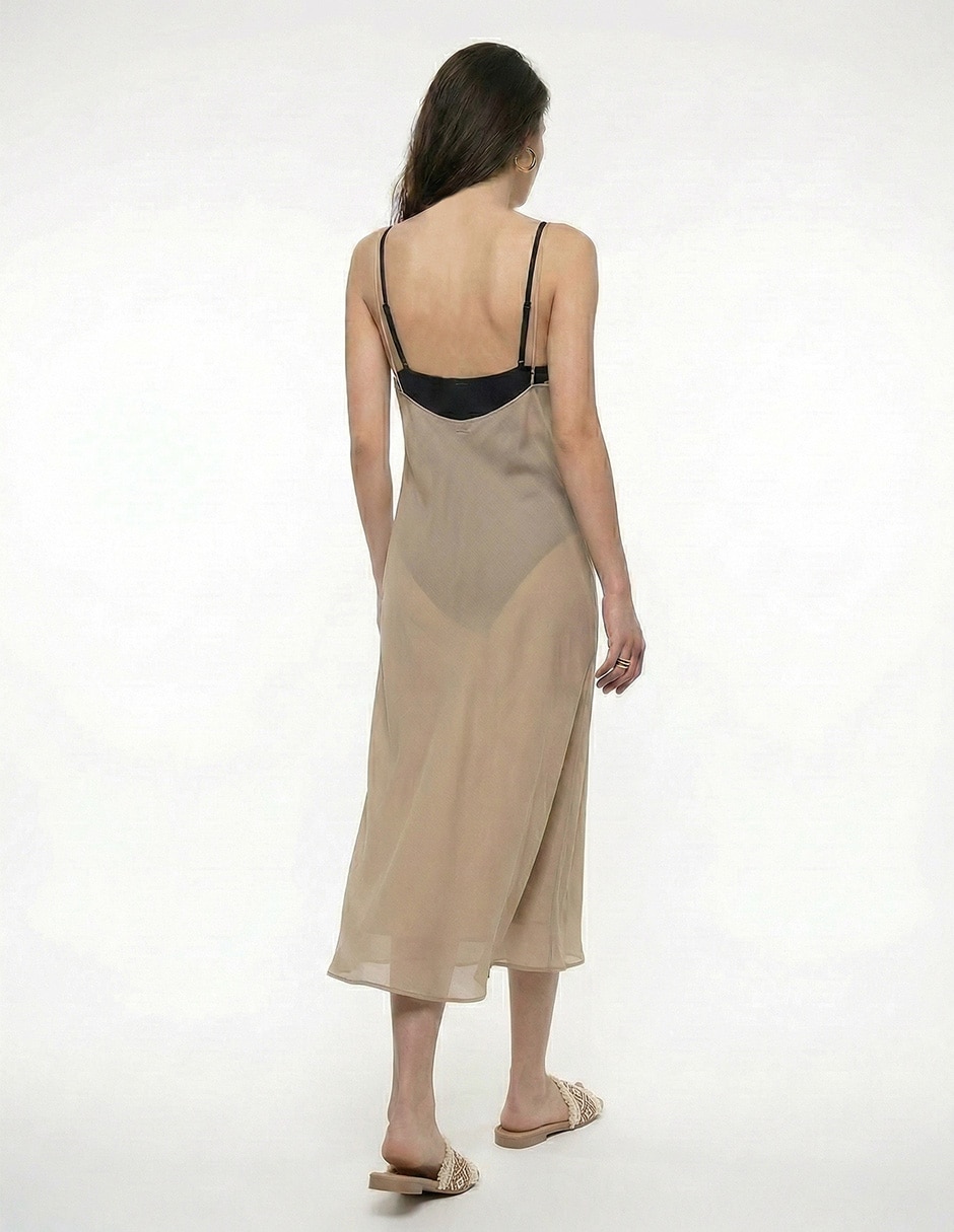 Vestido midi playa para mujer 2