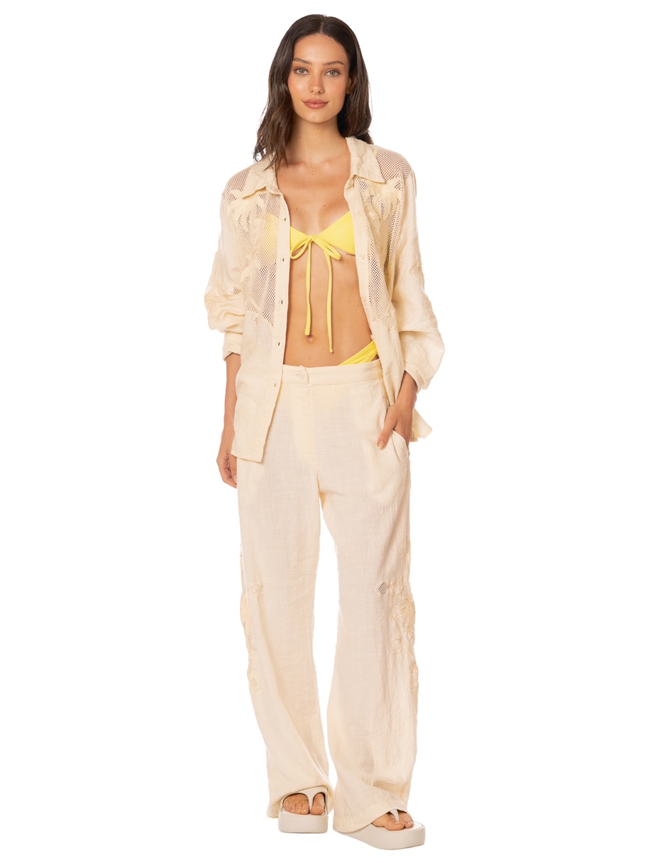 Salida de playa pantalón para mujer 4