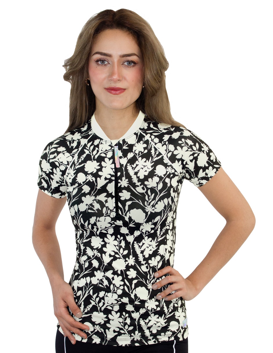 Wetshirt estampado floral para mujer