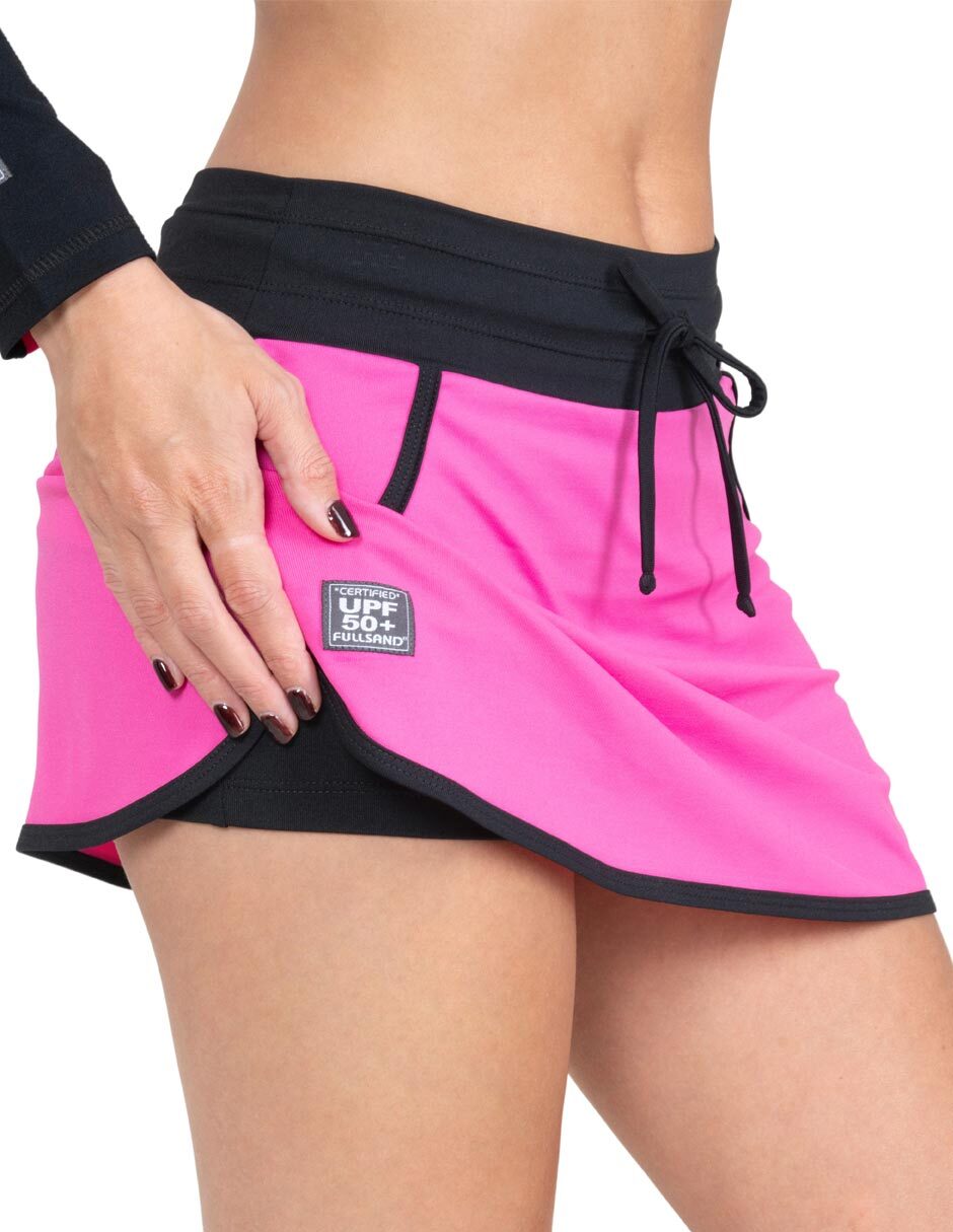 Falda short a la cintura para mujer 4