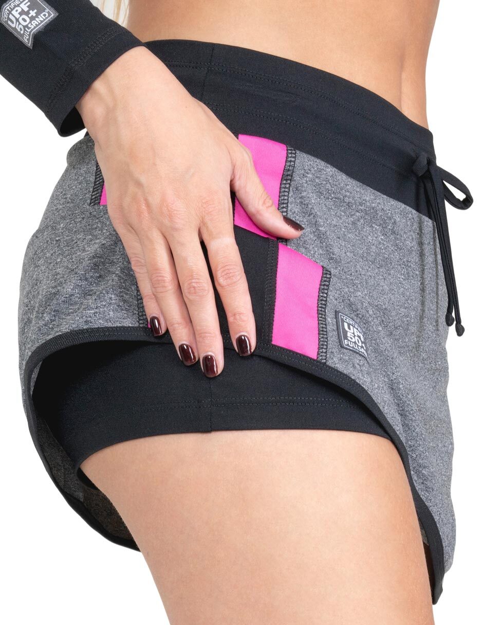 Falda short a la cintura para mujer 4