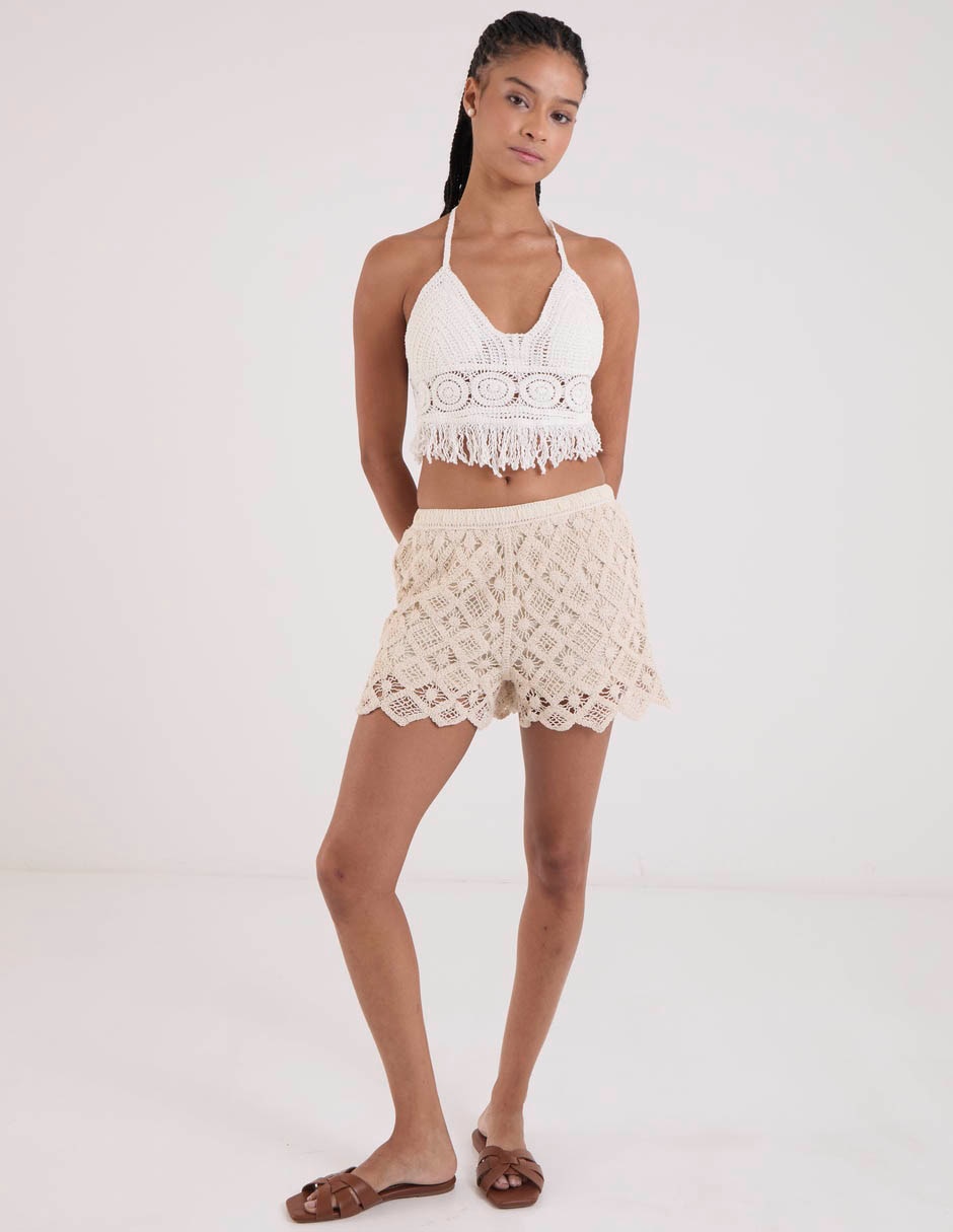 Top cuello halter tirante delgado 3