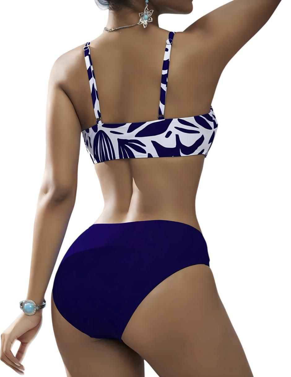 Conjunto bikini estampado floral para mujer 3